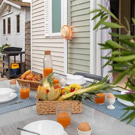 Ferienhaus Le Mimosa, Mobil-home Climatise Au Coeur Du Vignoble Et A Quelques Metres De La Hyères